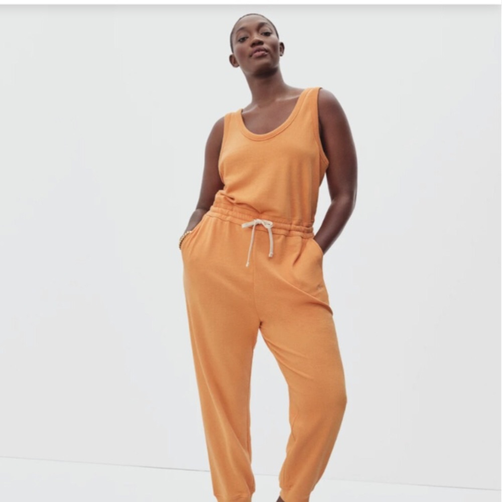 Everlane terry jumpsuit size small